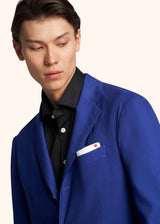 Kiton ink blue jacket for man, in cashmere 4