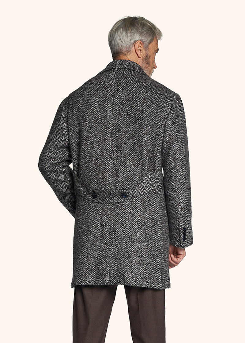 Kiton outdoor jacket for man, in virgin wool 3