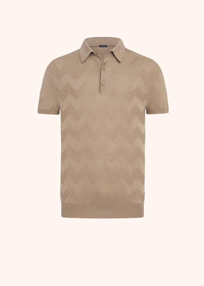 Kiton rope jersey poloshirt for man, in cotton 1