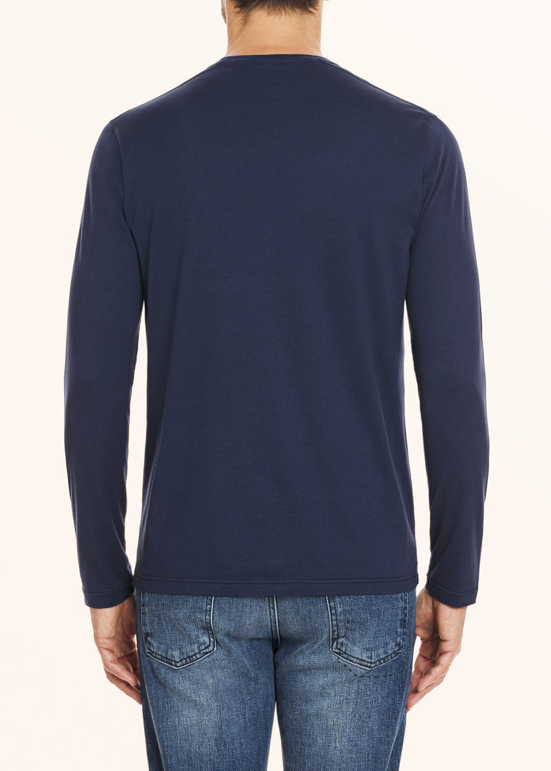 Kiton t-shirt l/s for man, in cotton 3