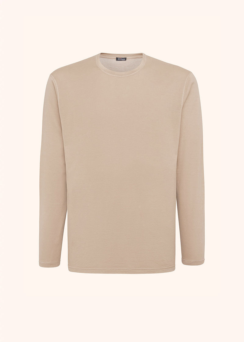 Kiton t-shirt l/s for man, in cotton 1