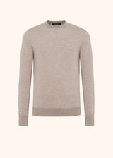 Kiton medium beige sweater for man, in cashmere 1