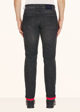 Kiton black trousers for man, in cotton 3