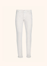 Kiton ice trousers for man, in cotton 1
