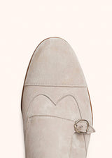 Kiton medium grey shoes for man, in goatskin 4