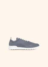Kiton medium grey shoes for man, in cotton 1