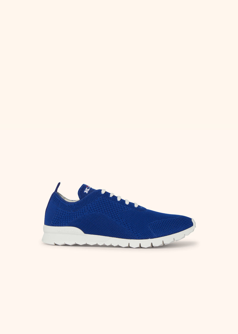 Kiton bluette shoes for man, in cotton 1