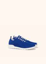 Kiton bluette shoes for man, in cotton 2