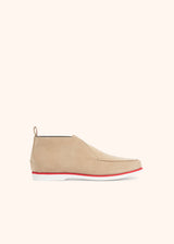 Kiton beige ankle shoes for man, in calfskin 1