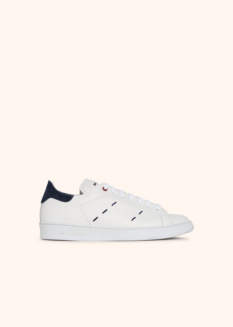 Kiton white/blue shoes for man, in calfskin 1