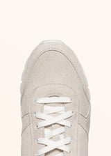 Kiton medium grey shoes for man, in goatskin 4