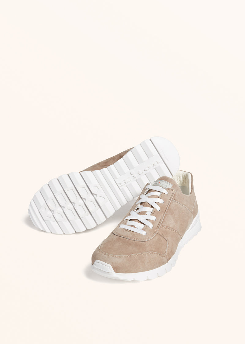 Kiton beige shoes for man, in goatskin 3