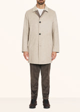Kiton beige coat for man, in cashmere 2